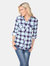 Oakley Stretchy Plaid Top