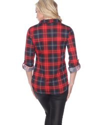 Oakley Stretchy Plaid Top