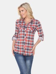 Oakley Stretchy Plaid Top