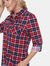 Oakley Stretchy Plaid Top