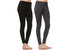 Pack Of 2 Solid Leggings - Black/Charcoal