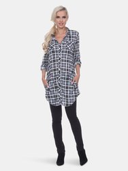 Piper Stretchy Plaid Tunic