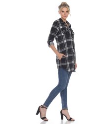 Plaid Tunic Shirt