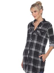 Plaid Tunic Shirt