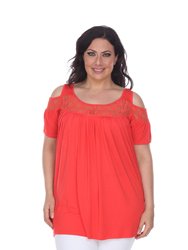 Plus Bexley Tunic Top - Red
