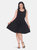 Plus Crystal Dress - Black