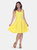 Plus Crystal Dress - Yellow