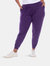 Plus Harem Pants - Purple