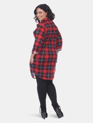 Plus Piper Stretchy Plaid Tunic