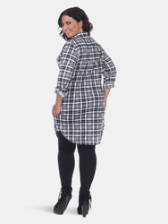 Plus Piper Stretchy Plaid Tunic