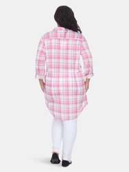 Plus Piper Stretchy Plaid Tunic