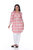 Plus Piper Stretchy Plaid Tunic - Pink/Beige