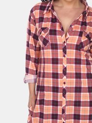 Plus Piper Stretchy Plaid Tunic