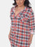 Plus Piper Stretchy Plaid Tunic