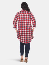 Plus Piper Stretchy Plaid Tunic