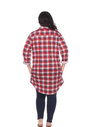 Plus Piper Stretchy Plaid Tunic