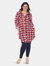 Plus Piper Stretchy Plaid Tunic