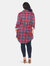 Plus Piper Stretchy Plaid Tunic