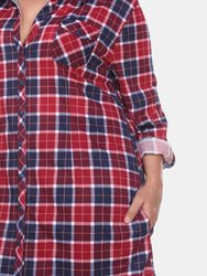 Plus Piper Stretchy Plaid Tunic