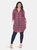 Plus Piper Stretchy Plaid Tunic