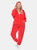 Plus Size 2 Piece Velour Tracksuit Set