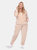 Plus Size 2 Piece Velour Tracksuit Set