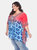 Plus Size Animal Print Caftan with Tie-up Neckline