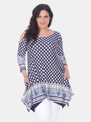 Plus Size Antonia Cold Shoulder Tunic