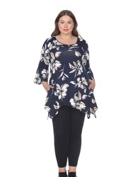 Plus Size Blanche Tunic Top
