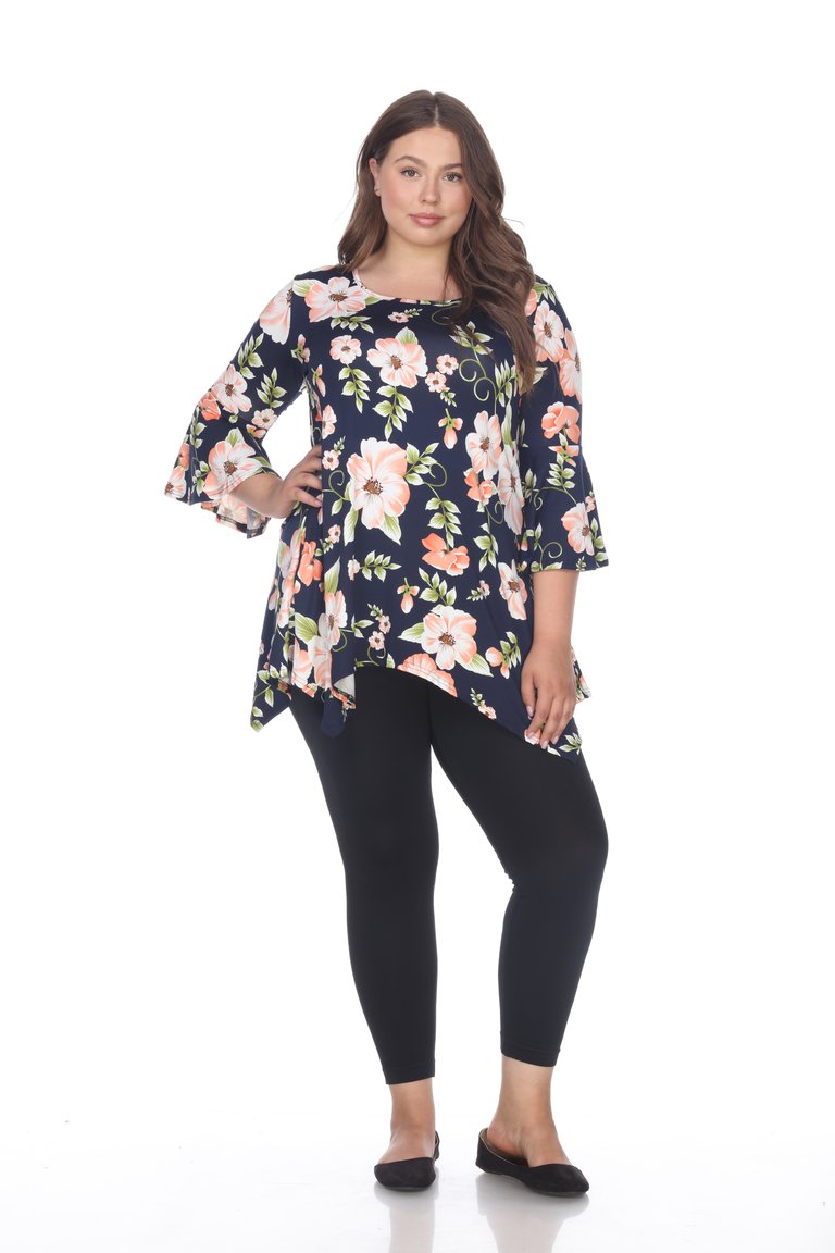 Plus Size Blanche Tunic Top