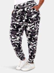 Plus Size Camo Harem Pants