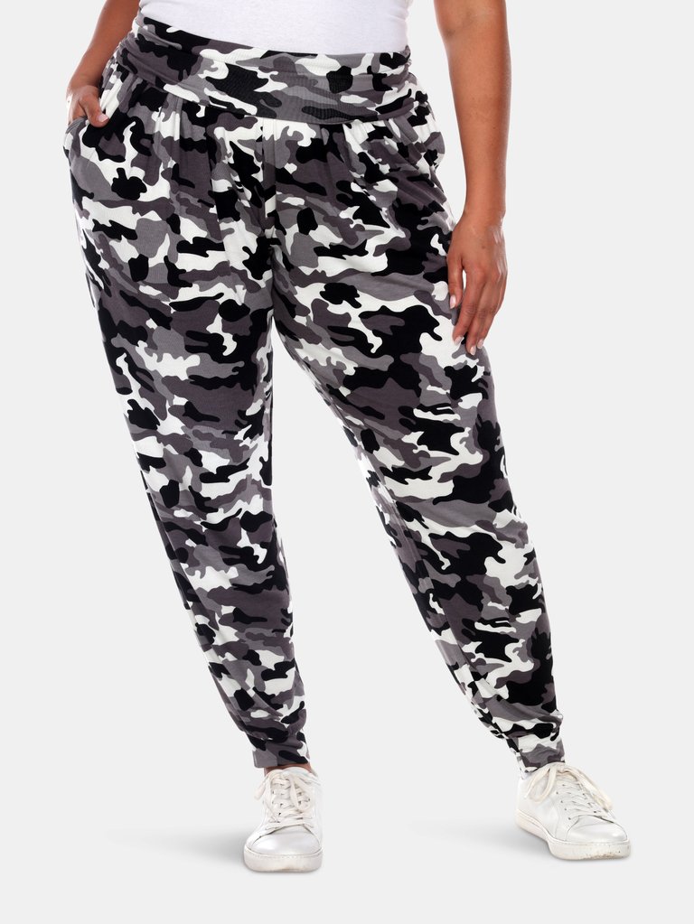 Plus Size Camo Harem Pants