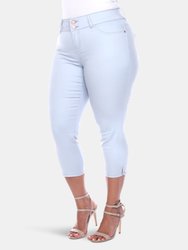 Plus Size Capri Jeans