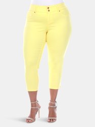 Plus Size Capri Jeans