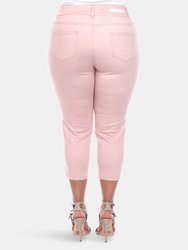 Plus Size Capri Jeans