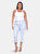 Plus Size Capri Jeans - Light Blue