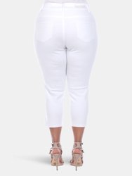 Plus Size Capri Jeans