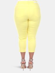 Plus Size Capri Jeans