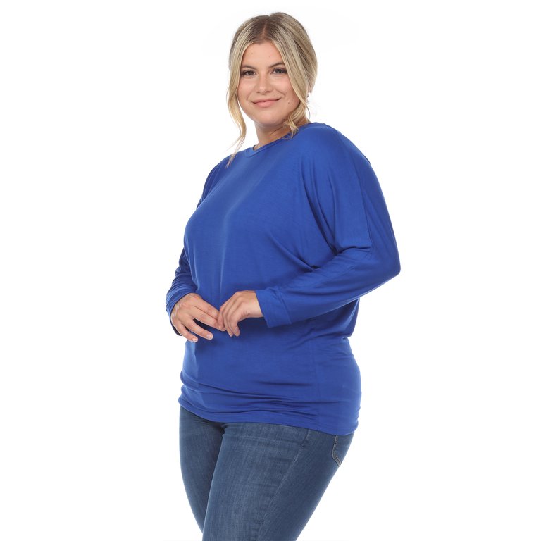 Plus Size Dolman Sleeve Top