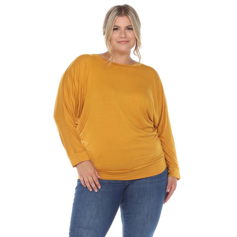 Plus Size Dolman Sleeve Top