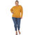 Plus Size Dolman Sleeve Top - Mustard