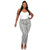 Plus Size Faux Suede Snake Print Pants