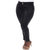 Plus Size Faux Suede Snake Print Pants