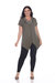 Plus Size Fenella Tunic Top - Olive