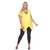 Plus Size Fenella Tunic Top - Yellow