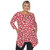 Plus Size Geometric Print Tunic Top