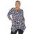 Plus Size Geometric Print Tunic Top