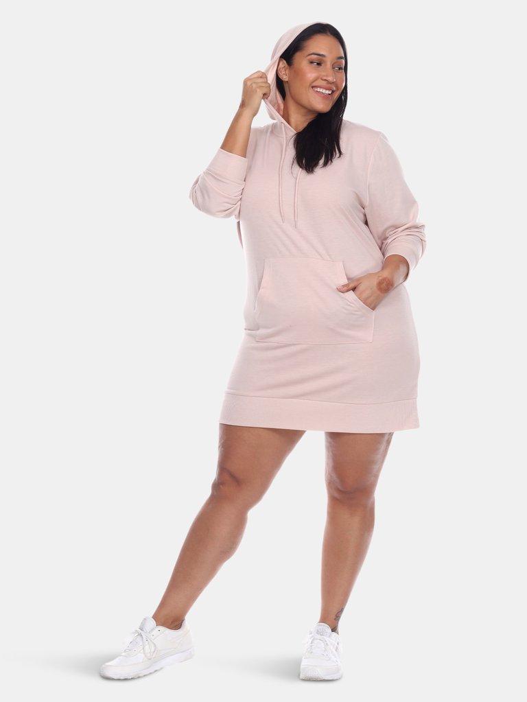 Plus Size Hoodie Sweatshirt Dress