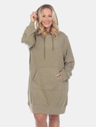 Plus Size Hoodie Sweatshirt Dress