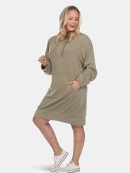 Plus Size Hoodie Sweatshirt Dress